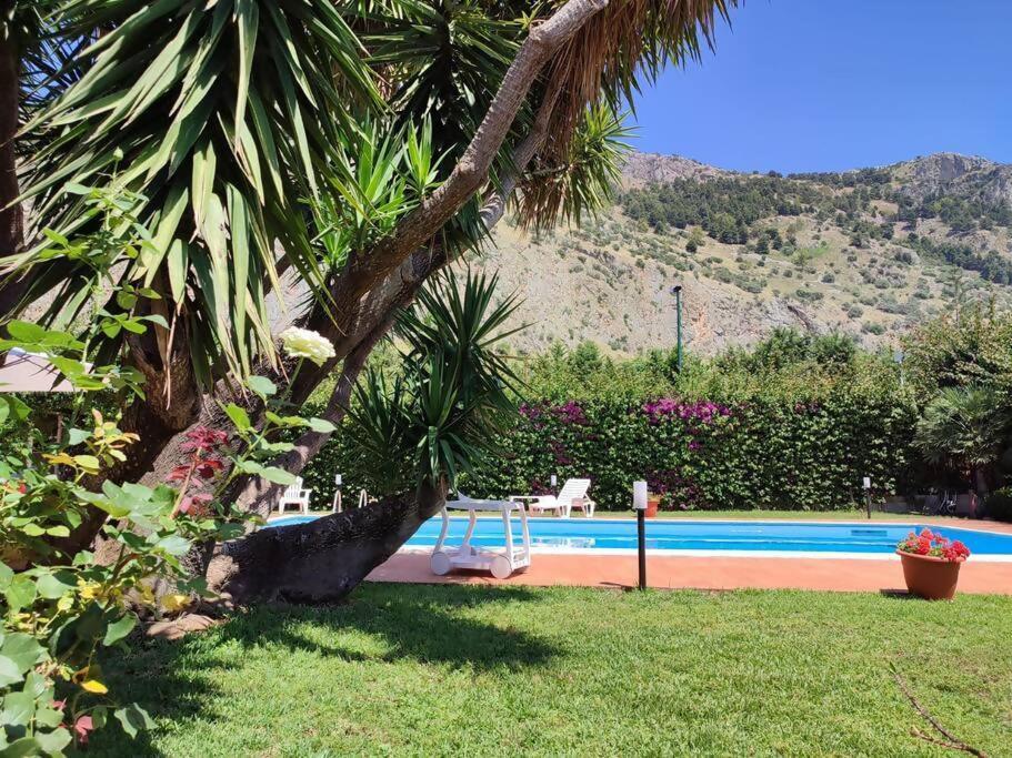 Da Nonna Cettina Appartamento In Villa Con Piscina Палермо Экстерьер фото
